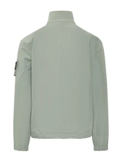 Giacca Tecnica con Zip e Patch Logo