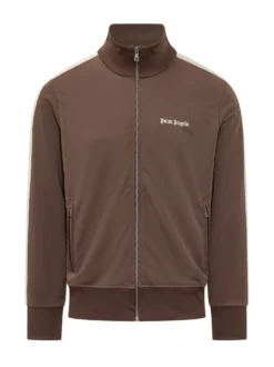 Giacca Track con Zip e Logo