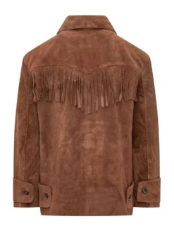 Giacca Western con Frange e Ricami