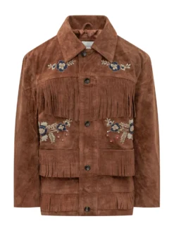 Giacca Western con Frange e Ricami