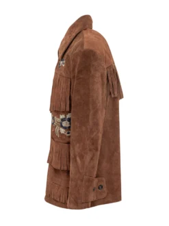 Giacca Western con Frange e Ricami