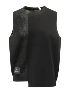 Gilet in Maglia Grafica