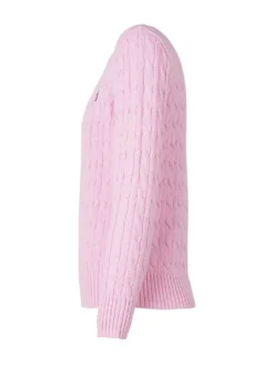 Girls Cable-Knit Cotton Sweater