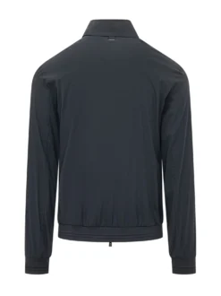 Giubbotto con Chiusura Zip e Collo Alto