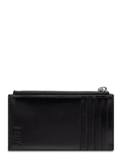 Glossy zip card holder