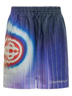 Graphic Print Shorts with Elastic Waist