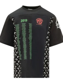 Graphic T-shirt with Panel Inserts