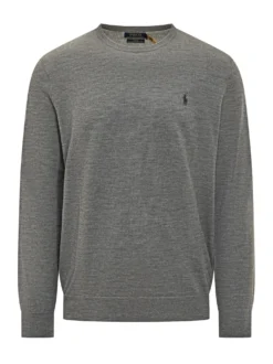 Grey Crew Neck Sweater Polo Ralph Lauren