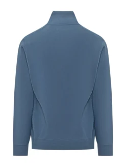 Half Zip Sweatshirt with High Neck