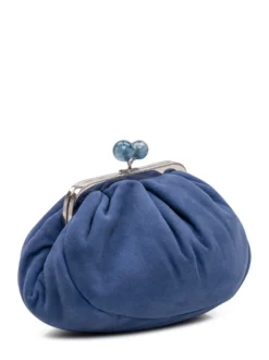 Handbag with clasp closure