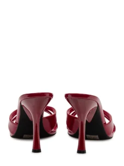 Heeled Sandals with Crossed Bands