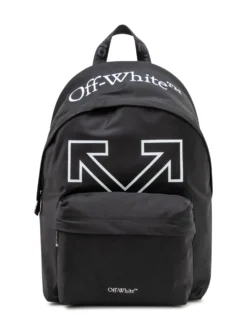 Heritage Backpack with Front Pocket and Logo Print