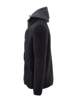 Herno Cardigan in Maglia con Cappuccio
