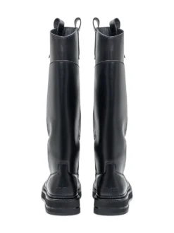 High Boots With Asymmetric Design