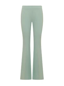 High Waisted Flared Trousers