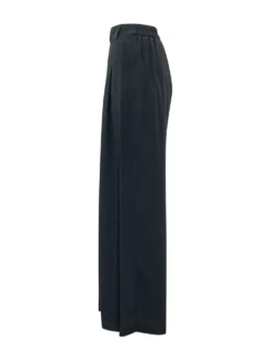 High Waisted Wide Leg Trousers with Pleats