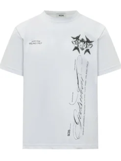 History T-Shirt with Graphic Print