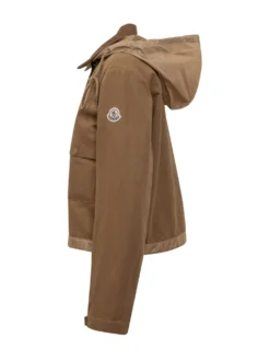 Hooded Jacket with Patch Pockets