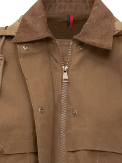 Hooded Jacket with Patch Pockets