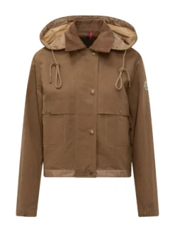 Hooded Jacket with Patch Pockets