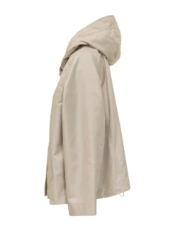 Hooded Parka with Covered Closure