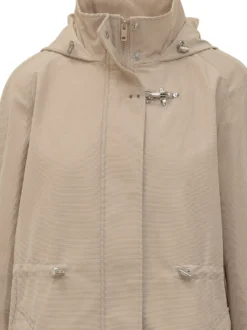 Hooded Parka with Metal Hook