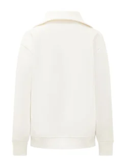 Hooded Sweatshirt with Half Zip