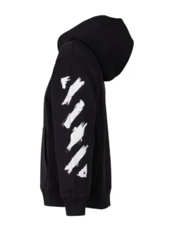 Hoodie with Diag Paint Print