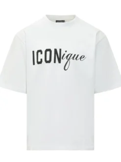 Iconique Loose Fit Logo Print T-shirt