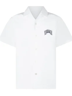 Informal Shirt with Collar and Logo Pocket