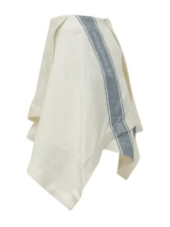Ivory Asymmetric Panel Skirt