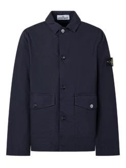 Jacket with Classic Collar and Front Pockets