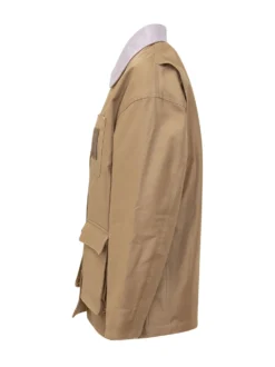 Jacket with Collar and Front Pockets