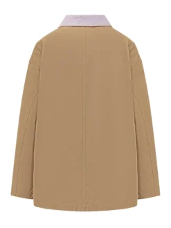 Jacket with Collar and Front Pockets