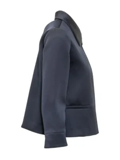 Jacket with Collar and Jewel Closure
