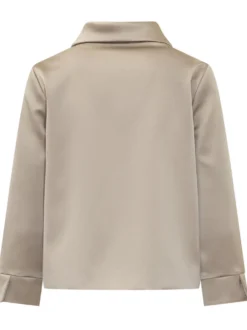 Jacket with Collar and Jewel Closure