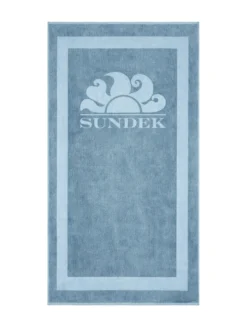 Jacquard Beach Towel with Logo