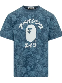 Japanese Fit Floral Print T-shirt