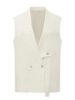 Jawikiri Vest with Buttons and Belt