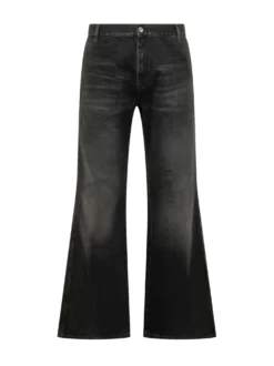 Jeans Boot Cut con Cinque Tasche e Gamba Svasata