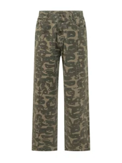 Jeans Camouflage con Tasche