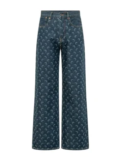 Jeans Denim Straight con Stampa