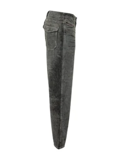 Jeans Dritti con Effetto Lavato