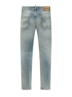 Jeans Slim con Effetto Sfumato