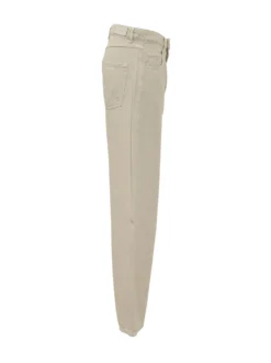 Jeans with Cut Out Details and Frayed Hem