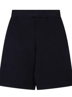 Jersey Bermuda Shorts with Elasticated Waist and Logo