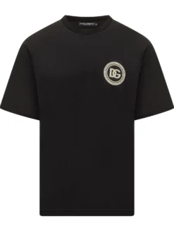 Jersey T-Shirt With Embroidered Logo