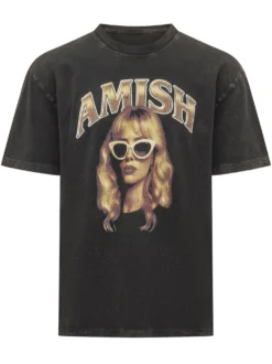 Jersey T-shirt with Front Print