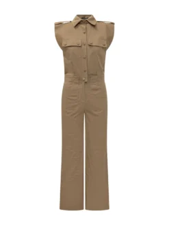 Jumpsuit with Buttons and Pockets