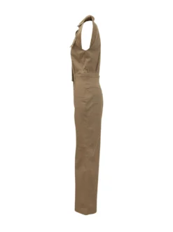 Jumpsuit with Buttons and Pockets